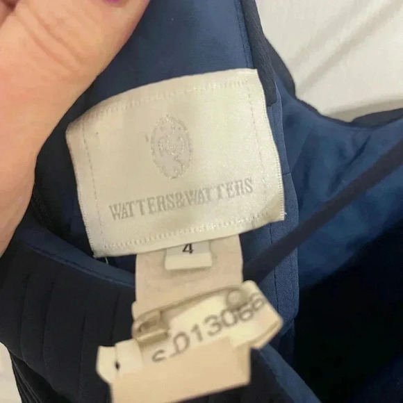 Black Watters & Watters Gown/Prom/Bridesmaid Dress - Picture 6 of 8